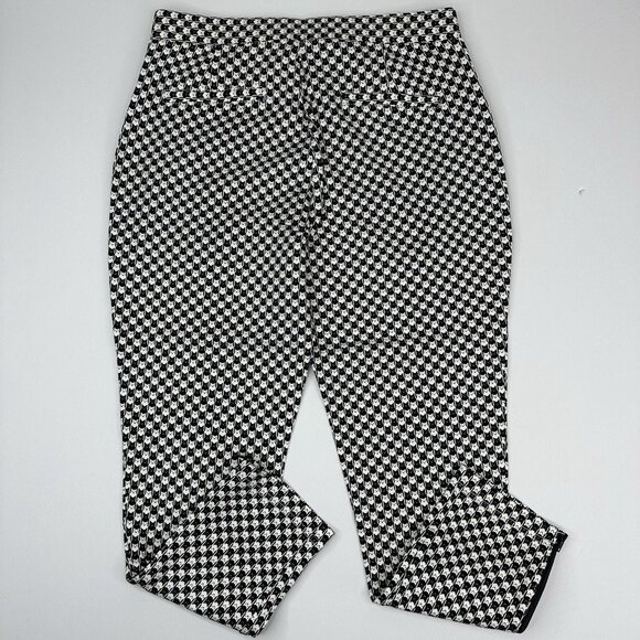 Betabrand NWT Catstooth Skinny-Leg Pencil Dress Yoga Pant Small Short Petite - Picture 7 of 15